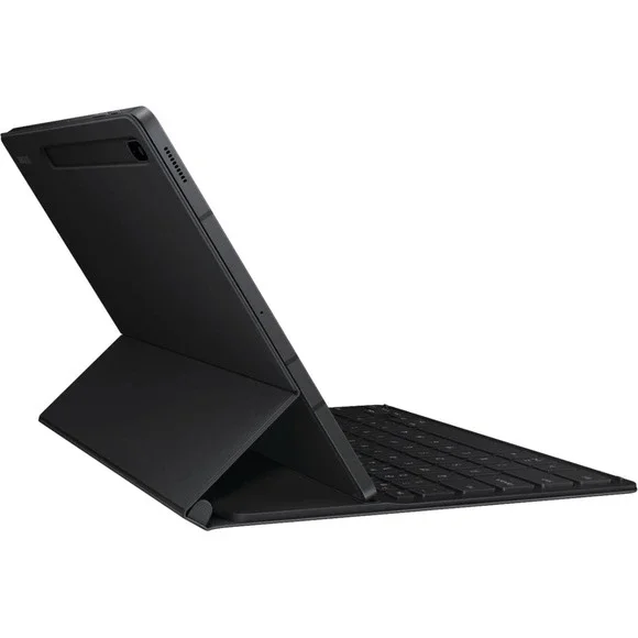 Samsung - Galaxy Tab S8+, Tab S7 FE, Tab S7+ Slim Book Keyboard Cover -Black